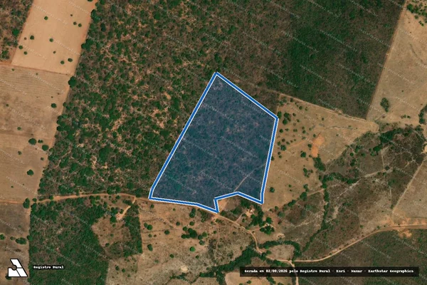 Imagem de satélite de LOTE 43/B - LOTEAMENTO TAGUATINGA - 9ª ETAPA - Parte 1 em Taguatinga - TO