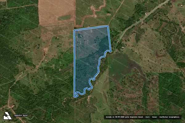 Imagem de satélite de P. A. Fartura - LOTE 313 - LOTE 313 ? Parte 1 em Porto Alegre do Norte - MT
