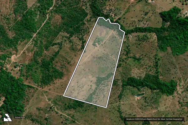 Imagem de satélite de LOTE 10 LOT SAO JOAO MORRO GRANDE - LOTE 16 em Ananás - TO