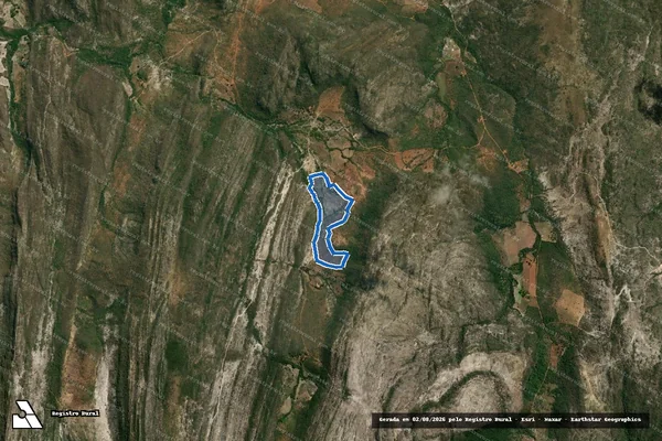 Imagem de satélite de CACHOEIRA- SITIO DESERTO - Parte 1 em Mato Verde - MG