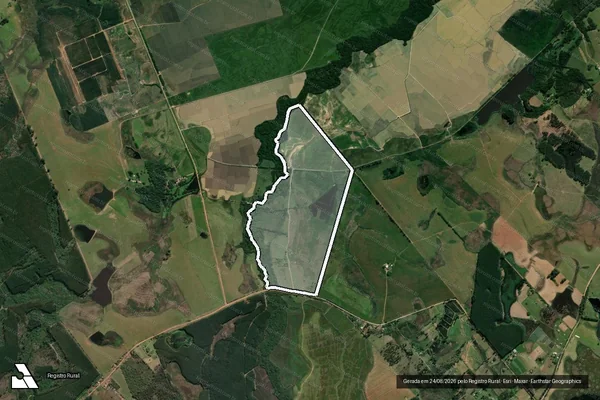 Imagem de satélite de Fazenda Arminda - Parte Única em São Jerônimo - RS