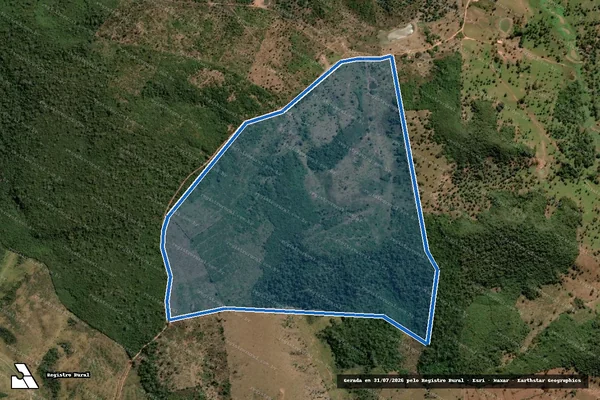 Imagem de satélite de FAZENDA CANAÃ - Parcela 1 em Arame - MA