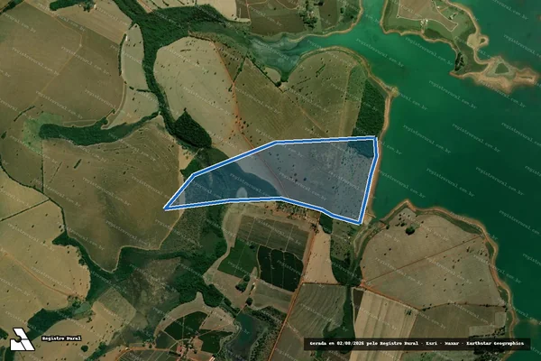 Imagem de satélite de Fazenda Taboões - Fazenda Taboões em Formiga - MG