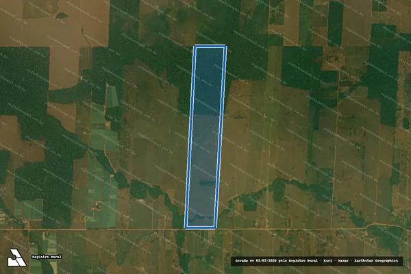 Imagem de satélite de LOTE 56, GLEBA  69, DO PROJETO DE ASSENTAMENTO DIRIGIDO MARECHAL DUTRA - Parte 1 em Alto Paraíso - RO