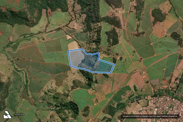 Imagem de satélite de Fazenda Curcira - Gleba 4 em Buritizal - SP