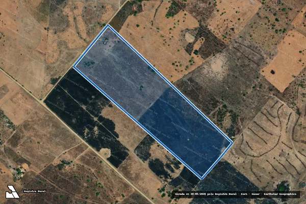 Imagem de satélite de Lote nº 38; P.A. Rio Corrente / Lote nº 38; P.A. Rio Corrente em Alvorada do Norte - GO