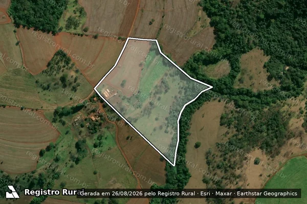 Imagem de satélite de Sítio Capão Redondo - Gleba B em São José da Bela Vista - SP