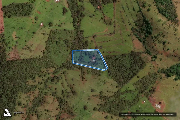 Imagem de satélite de Fazenda Santa Rosa - Parcela 1 em Santa Rosa de Goiás - GO