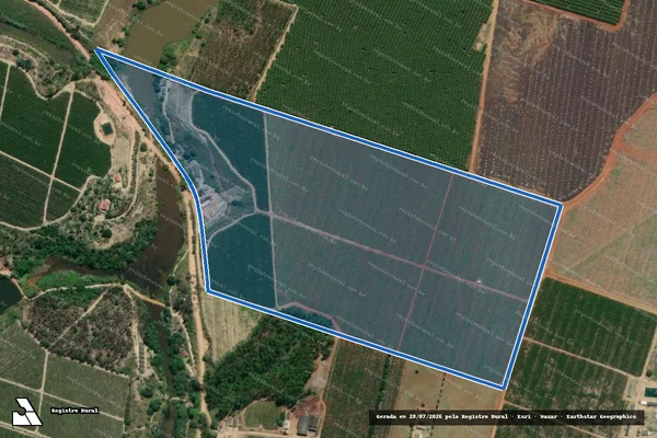 Imagem de satélite de Fazenda Formosa - PARCELA 01 em Sooretama - ES