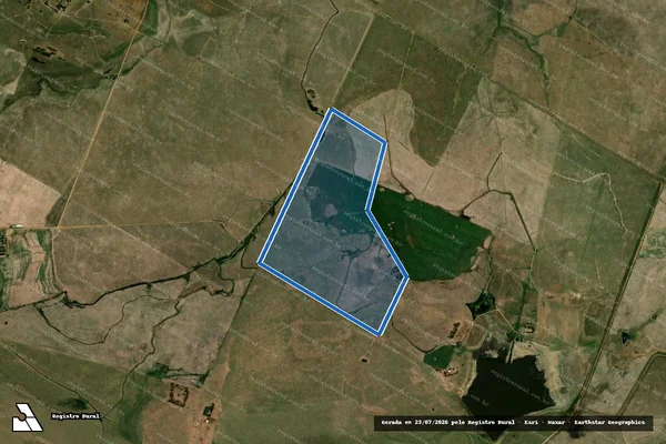 Imagem de satélite de FAZENDA RENASCENÇA II - Parte 1 em Uruguaiana - RS