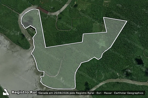 Imagem de satélite de Fazenda Jatiuca Mary Mary - Parcela 1 em Belém - PA