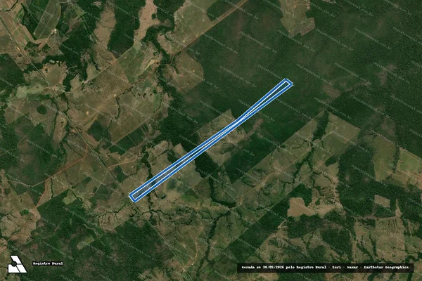 Imagem de satélite de LOTE ? 04B PARTE 1 GLEBA 06 SETOR BARÃO DE MELGAÇO - PARCELA B-R em Pimenta Bueno - RO