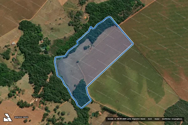 Imagem de satélite de FAZENDA SANTANA, LUGAR DENOMINADO BREJÃO - Gleba 01 em Vianópolis - GO