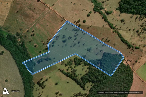 Imagem de satélite de Fazenda Posse Nova e Boa Esperança Alta - PARCELA 01 em Piracanjuba - GO