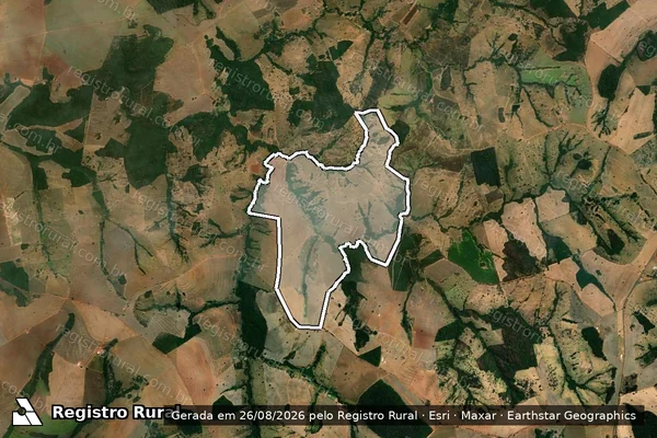 Imagem de satélite de FAZENDA SÃO PEDRO  / Parte 1 em Piracanjuba - GO