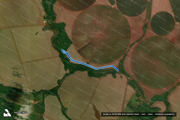 Imagem de satélite de Fazenda Ariranha - PARTE 01 em Jataí - GO