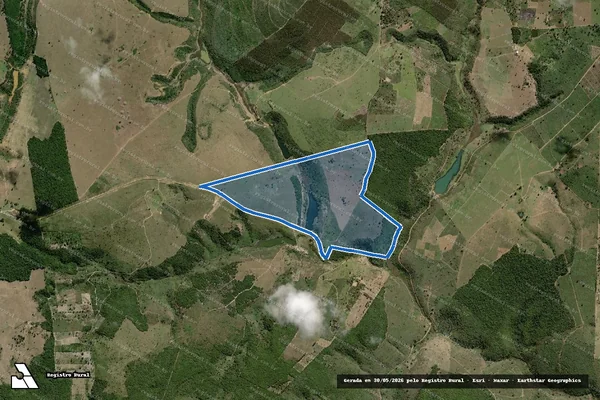 Imagem de satélite de FAZENDA SÃO PAULO - Parte 1 em Brejões - BA