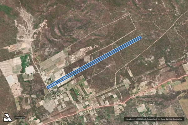Imagem de satélite de SITIO VARZEA DOS CORNELHOS  - LOTE 00345 - Parte 1 em Ibiapina - CE