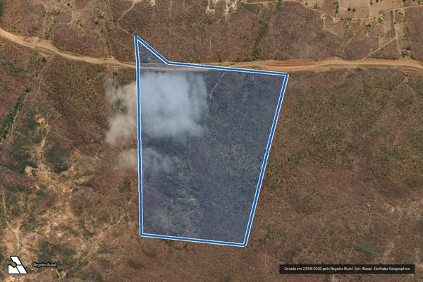 Imagem de satélite de GLEBA CALÇADO - Parcela 1 em Flores do Piauí - PI