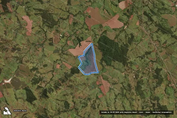Imagem de satélite de Fazenda Boa Vista do Fundão - Parte 1 em Petrolina de Goiás - GO