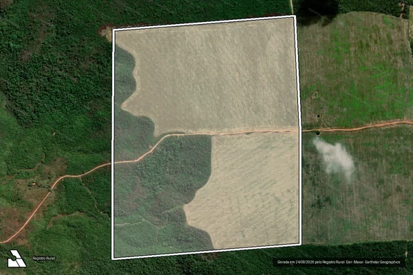 Imagem de satélite de FAZENDA TRES BARRAS - PARCELA 01 em Dom Eliseu - PA