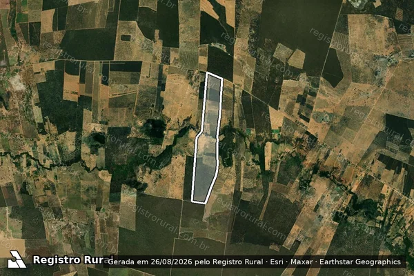 Imagem de satélite de Fazenda Iguatemi - Parte 1 em Santana - BA