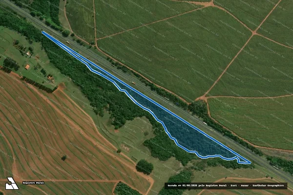 Imagem de satélite de FAZENDA SÃO MATHEUS - Gleba B em Paraguaçu Paulista - SP