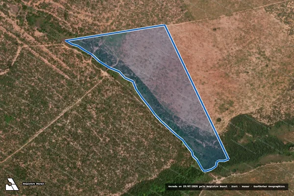 Imagem de satélite de FAZENDA AURORA - ÁREA DESMEMBRADA 02 em Serranópolis - GO