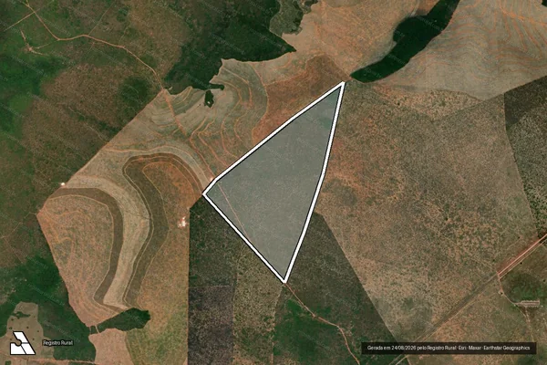 Imagem de satélite de FAZENDA SANTO ANTONIO, ANTIGA SANGRADEIRA, DATA PEDRA DE PAU - GLEBA II em Grajaú - MA