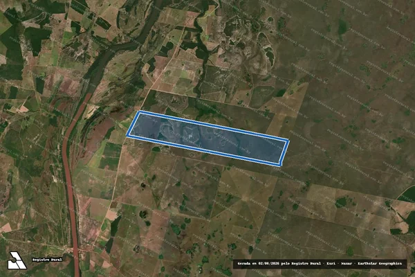 Imagem de satélite de Fazenda Carro de Boi - Parte 2 em Cocalinho - MT