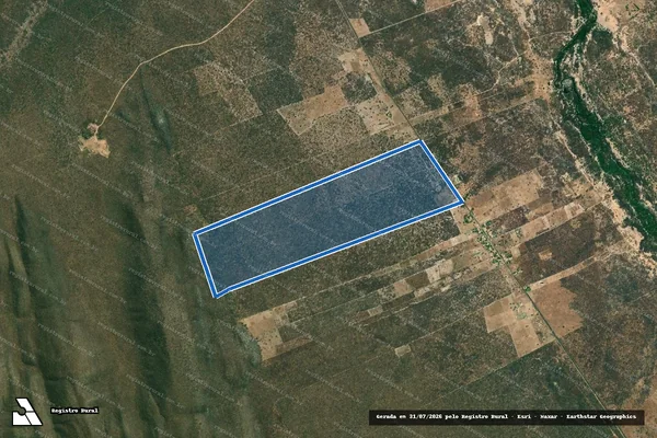 Imagem de satélite de Fazenda Souza - Gleba C em Morpará - BA