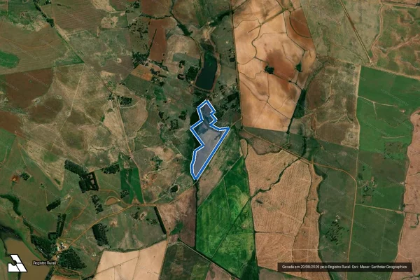 Imagem de satélite de Granja Arvoredo - Parte 5 em Itaqui - RS
