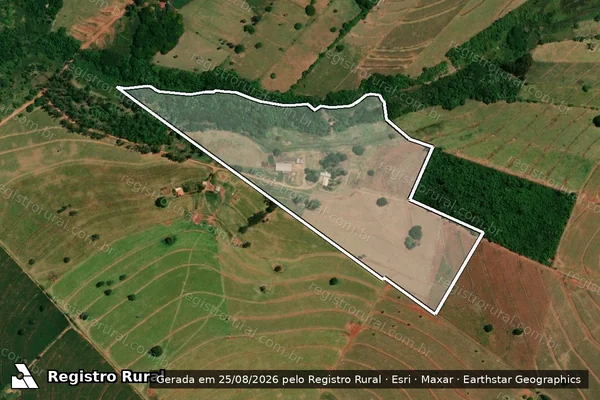 Imagem de satélite de LOTE RURAL N° 4-3, SUBDI. LOTE RURAL N° 04 DA GLEBA 05 - Parte 03 em Icaraíma - PR