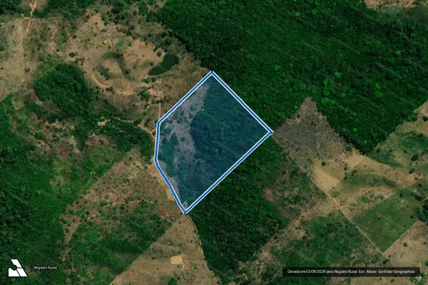 Imagem de satélite de PROJETO DE ASSENTAMENTO PALMARES ? LOTE 486 - PARCELA B em Marabá - PA