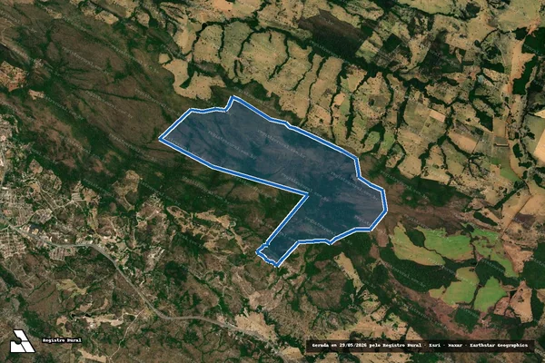 Imagem de satélite de FAZENDA CASACA PRETA / Parte 1 em Goiás - GO