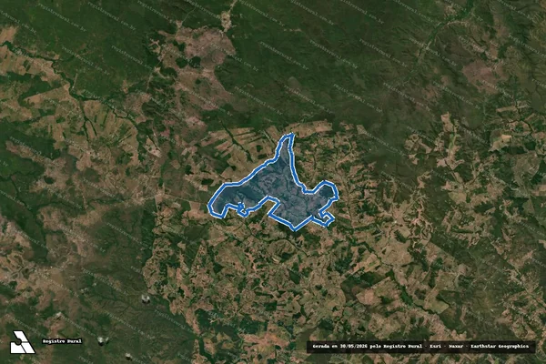 Imagem de satélite de FAZENDA TRÊS MORROS - Parte 1 em Amarante do Maranhão - MA