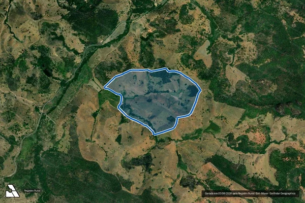 Imagem de satélite de Fazenda Sossêgo - Parte 2 em Teófilo Otoni - MG