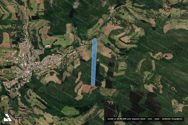 Imagem de satélite de MAT.: 32208 - Parte 1 em Arroio Trinta - SC