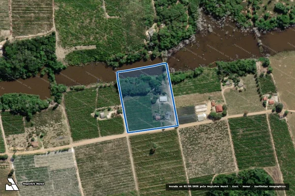 Imagem de satélite de Sitio Santa Luzia - Parte 1 em Jaguaré - ES