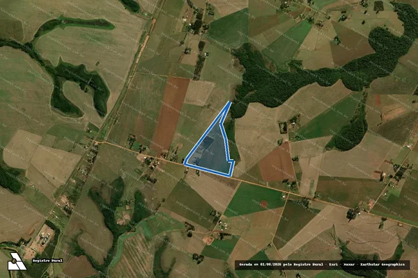 Imagem de satélite de Projeto de Assentamento Dorcelina Folador - LOTE 247 em Ponta Porã - MS