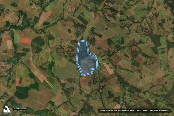 Imagem de satélite de FAZENDA TAMANDUA em Pirenópolis - GO
