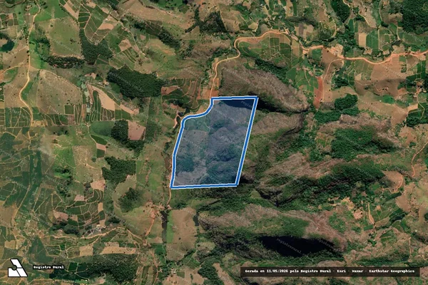 Imagem de satélite de Sitio Oriental / Parte 02 em Santa Teresa - ES