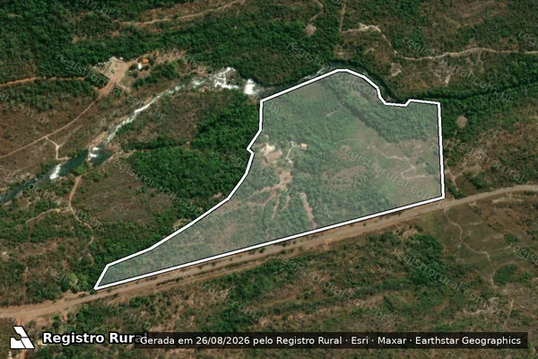 Imagem de satélite de Estância Cachoeira da Fumaça - Estância Cachoeira da Fumaça em Jaciara - MT