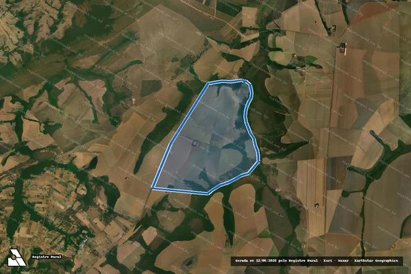 Imagem de satélite de Fazenda Santa Luzia em Campo Verde - MT