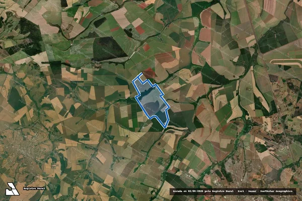 Imagem de satélite de Fazenda Marimbondo - Área Remanescente em Bebedouro - SP