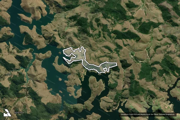 Imagem de satélite de Sitio Lago Alegre - Parte 1 em Natividade da Serra - SP