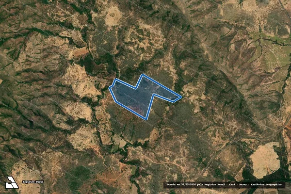 Imagem de satélite de FAZENDA ALMAS - Gleba 02 em Buritis - MG