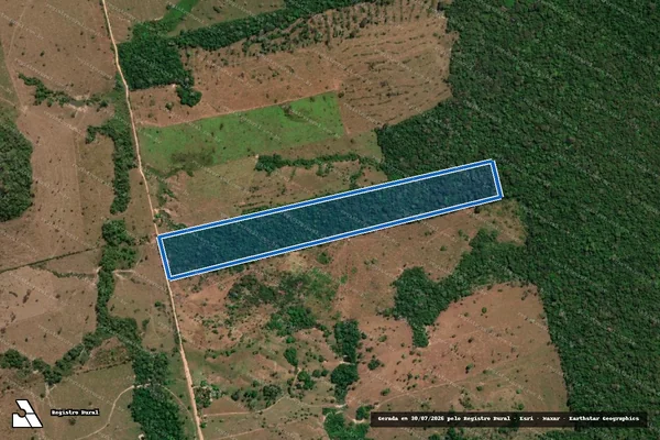 Imagem de satélite de FAZENDA CAPIM DO VALE - Gleba 14 em Nova Bandeirantes - MT