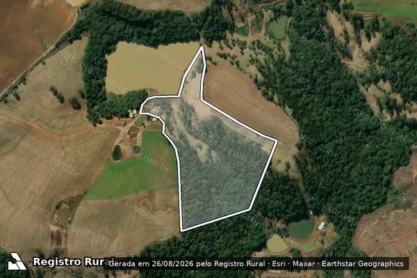 Imagem de satélite de FAZENDA MACIEL em Fraiburgo - SC