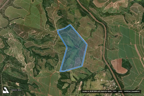Imagem de satélite de Fazenda Morro Grande - Parcela 1 em Piracicaba - SP